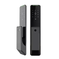 Умный дверной биометрический замок SEVEN LOCK SL-7775BF black