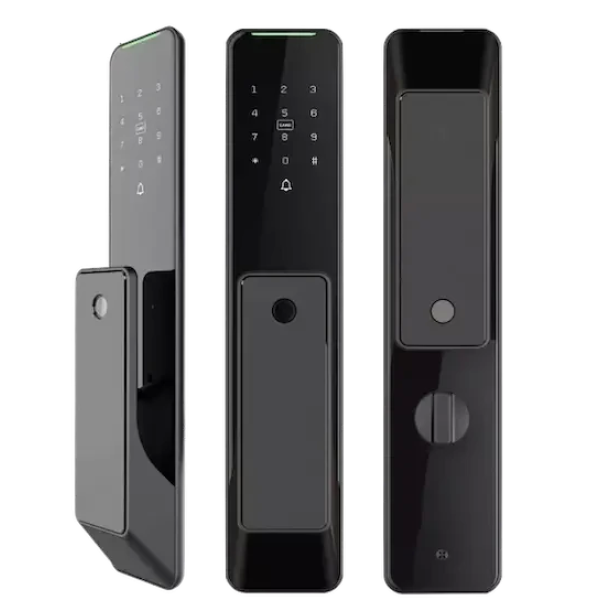 Умный дверной биометрический замок SEVEN LOCK SL-7775BF black