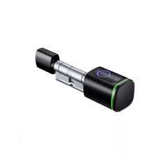 Умный дверной биометрический замок (цилиндр) SEVEN LOCK SL-7773BF black