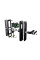 Умный дверной биометрический замок SEVEN LOCK SL-7767BFW black (врезная часть 7068)