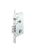 Умный дверной биометрический замок SEVEN LOCK SL-7767BFW black (врезная часть 252RAV)