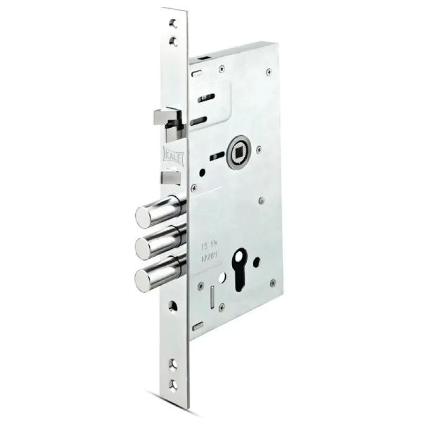 Умный дверной биометрический замок SEVEN LOCK SL-7767BFW black (врезная часть 252RAV)