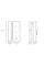 Умный биометрический замок на стеклянные двери SEVEN LOCK SL-7776BF black