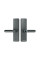 Умный дверной биометрический замок SEVEN LOCK SL-7740BF grey (врезная часть 5050)