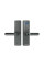 Умный дверной биометрический замок SEVEN LOCK SL-7740BF grey (врезная часть 5050)