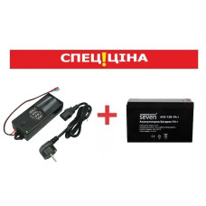 Бесперебойное питание (ББП 5А + АКБ 9Ач) SEVEN KA-7859
