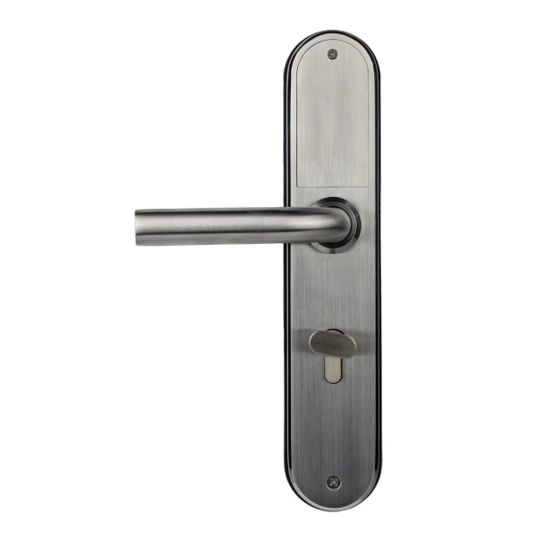 Умный дверной биометрический замок SEVEN LOCK SL-7768BF (85мм) silver (без врезной части)