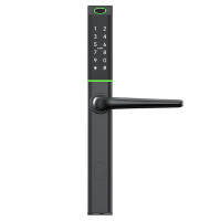 Умный дверной биометрический замок SEVEN LOCK SL-7763BF black (без врезной части)