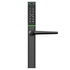 Умный дверной биометрический замок SEVEN LOCK SL-7763BF black (без врезной части)