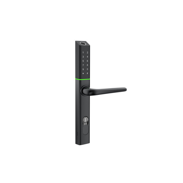 Умный дверной биометрический замок SEVEN LOCK SL-7763BF black (без врезной части)