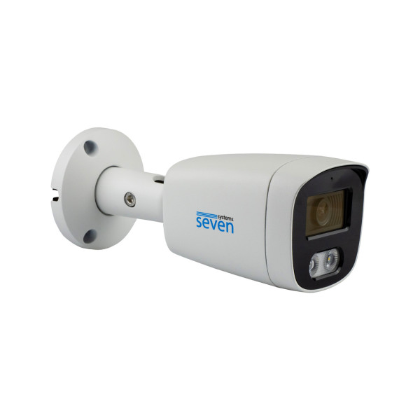 IP-видеокамера 8 Мп SEVEN IP-7228PA-DL white 2,8 мм с умной двойной подсветкой