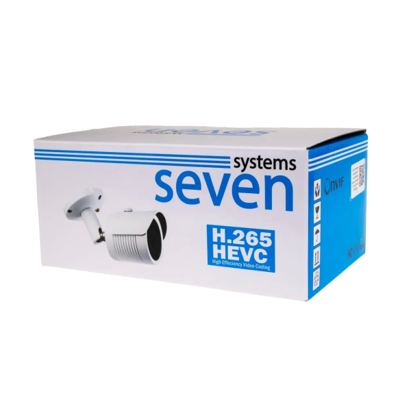 IP-видеокамера 8 Мп SEVEN IP-7228PA-DL white 2,8 мм с умной двойной подсветкой