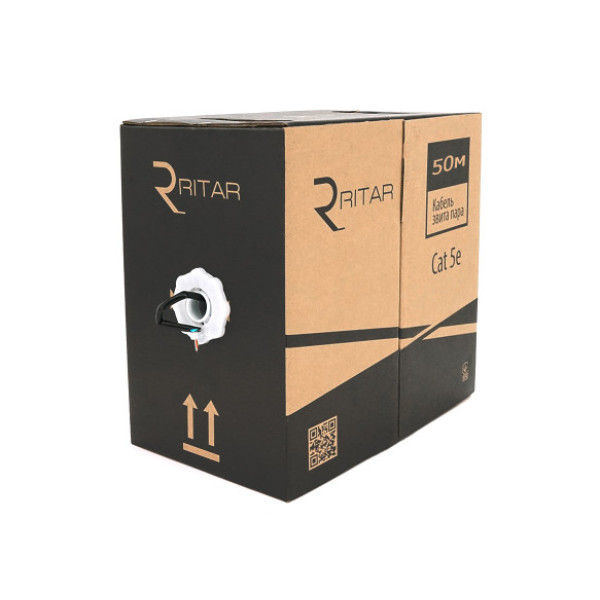 Кабель Ritar КНП UTP 4x2x0.5 мм², для наружных работ, 50 м