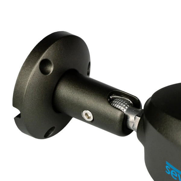 IP-видеокамера 5 Мп SEVEN IP-7225PA-DL black 2,8 мм с умной двойной подсветкой